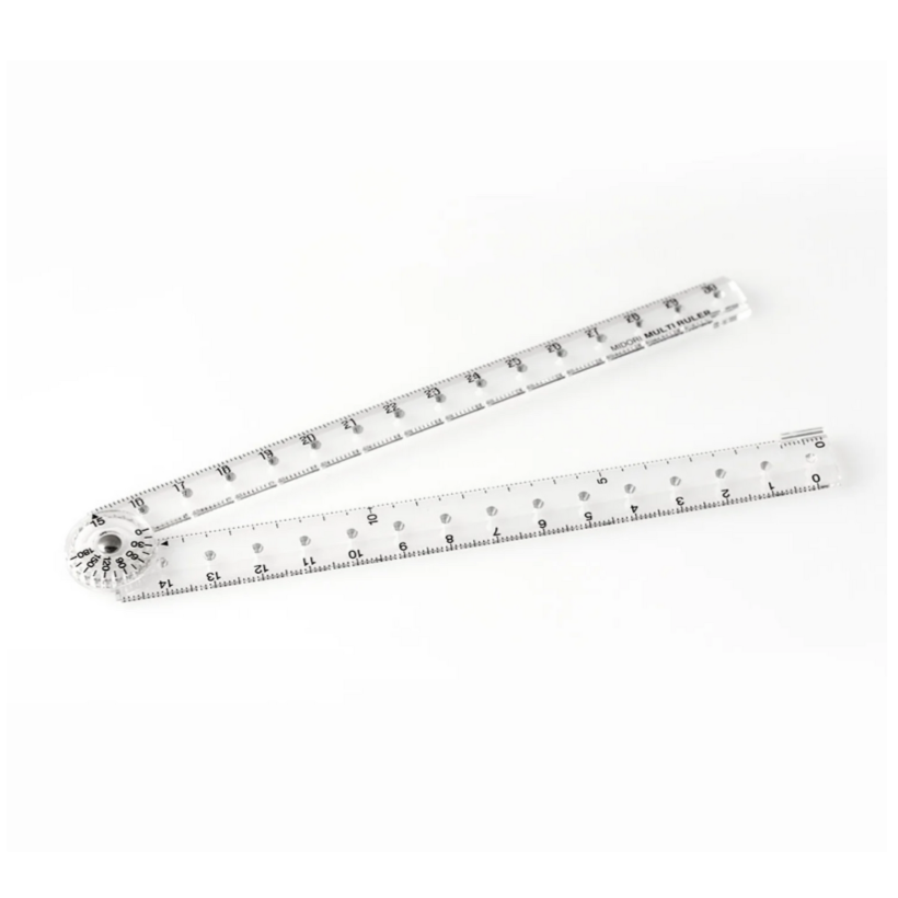 MULTI RULER 30CM CLEAR