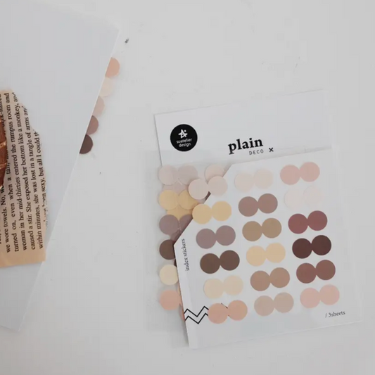 Plain Deco | no. 1645 : plain. 41 - Index Stickers
