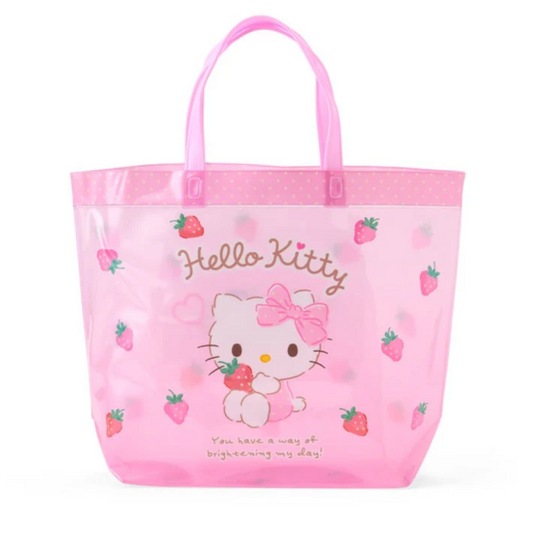 Hello Kitty Clear Vinyl Tote Bag