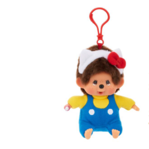 Monchhichi x Hello Kitty Keychain