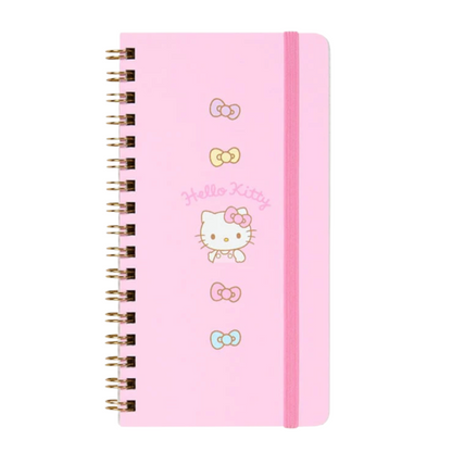 Sanrio Slim Spiral Notebook with Elastic Closure