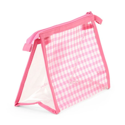 Hello Kitty Clear Gingham Zipper Pouch