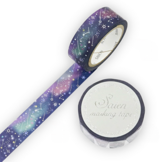 Saien Foil Washi Tape - Planetarium
