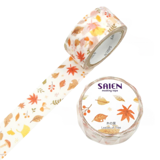 Saien Masking Tape - Leaves of Trees