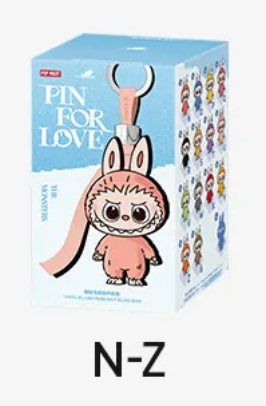 Popmart | The Monsters Pin for Love Series, N-Z - Vinyl Plush Pendant Blind Box
