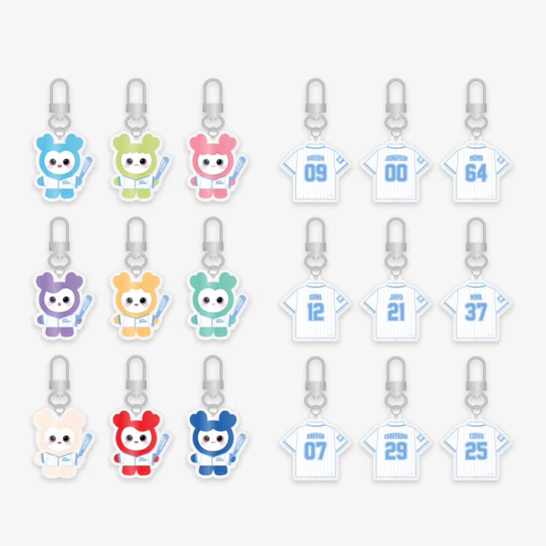 TWICE - HOME 9ROUND 2024 FANMEETING POP UP OFFICIAL MD SECRET ACRYLIC KEYRING