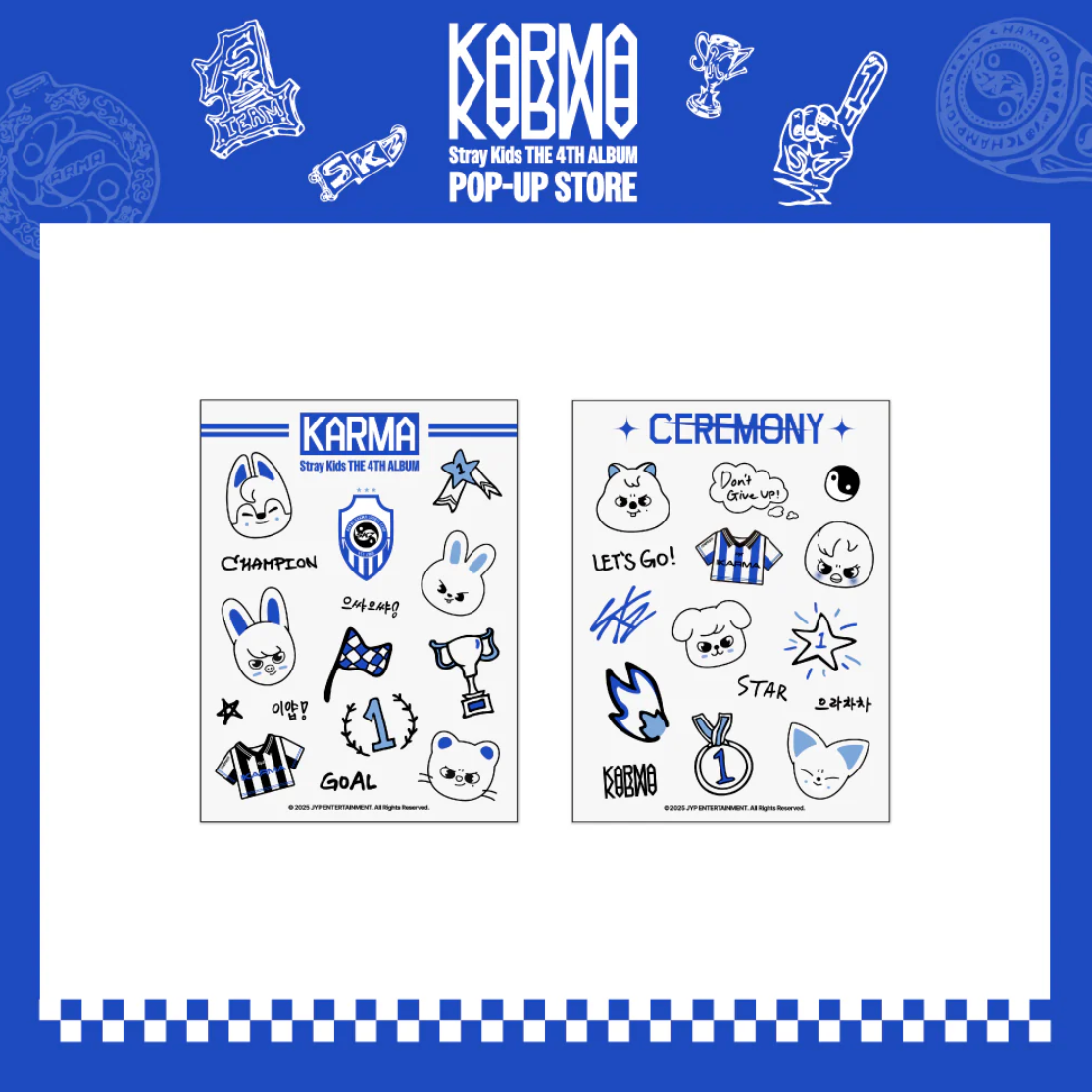Stray Kids - [KARMA] POP-UP STORE MD TATTOO STICKER