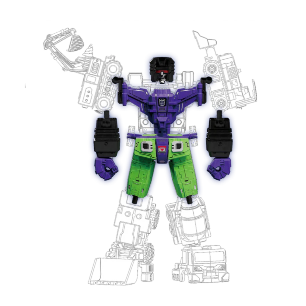 Transformers Defender Version Devastator Kits Combining Accessory