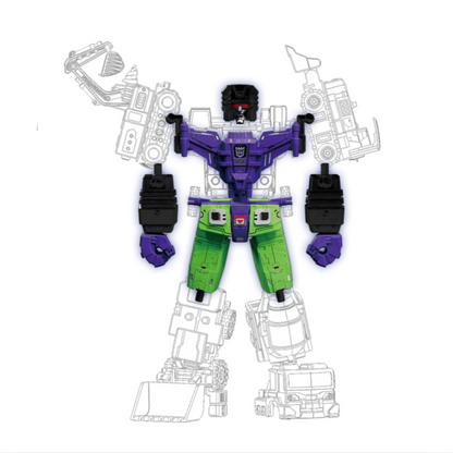 Transformers Defender Version Devastator Kits Combining Accessory