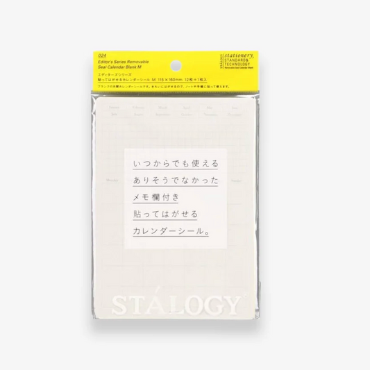 REMOVABLE CALENDAR STICKER MONTHLY M 10 SHEET