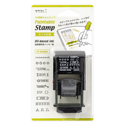 Midori Rotating Paintable Stamp - Daily Life Record