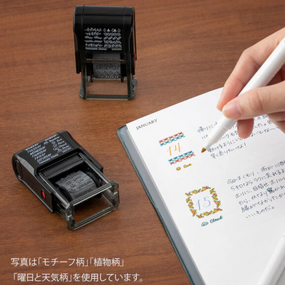 Midori Rotating Paintable Stamp - Daily Life Record