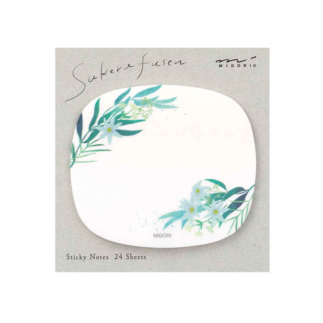 Midori Sticky Note Transparency - Leaves