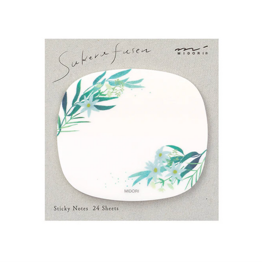 Midori Sticky Note Transparency - Leaves