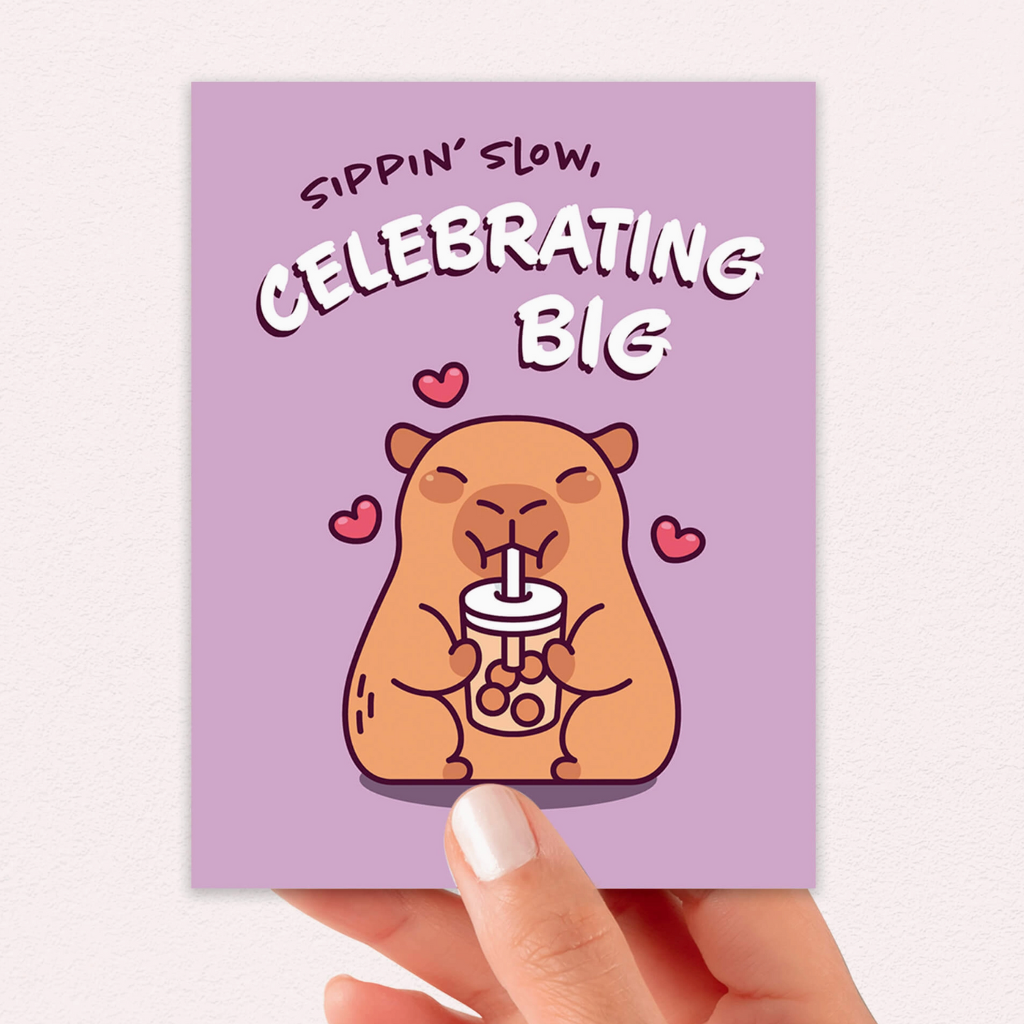 Celebrating Big Funny Birthday Card