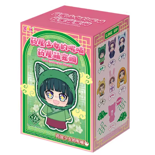 Box with  Anime cartoon character design on a white background