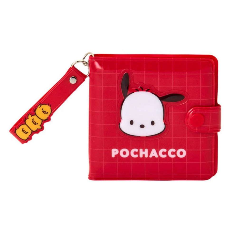 Red wallet with a cartoon character and 'Pochacco' text on a white background