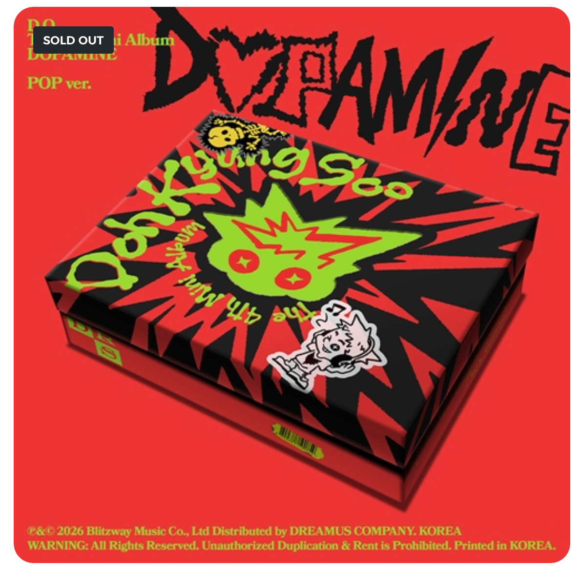 (EXO) D.O. – The 4th Mini Album [DOPAMINE] (POP ver.)