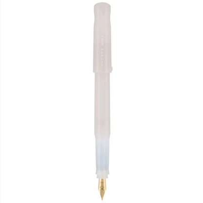 KAKUNO FOUNTAIN PEN MADOROMI MEDIUM GOLD NIB WHITE