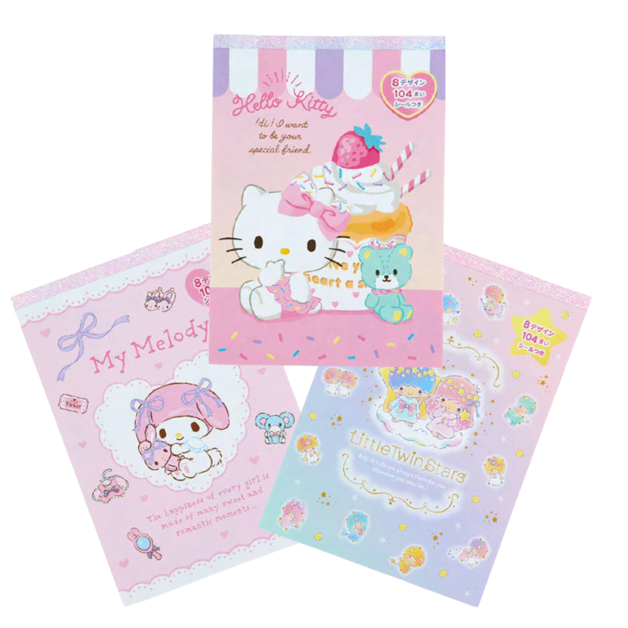 Sanrio Memo Pad & Sticker Set