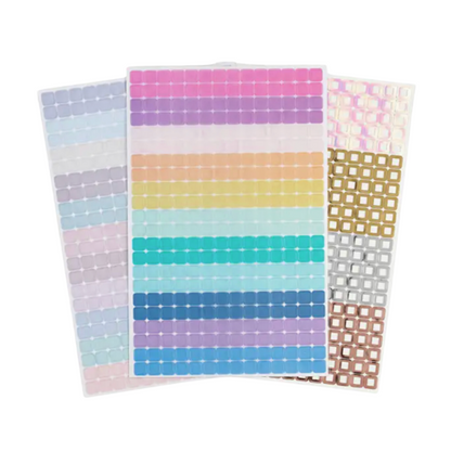 Multi-Colored Squares Sticker Pack