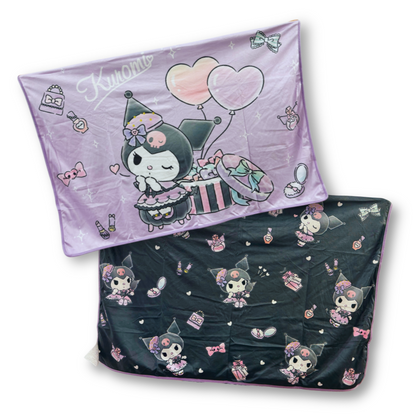 Kuromi Blanket with Case