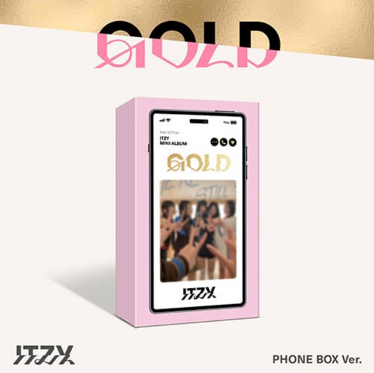 ITZY – [GOLD] PHONE BOX VER. (Special ver) + JYP POB