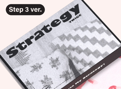 TWICE 14th Mini Album [STRATEGY] (Step 1 Ver. / Step 2 Ver. / Step 3 Ver.)