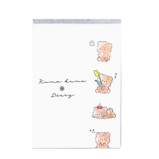 Kuma Kuma Bear Diary Mini Memo Pad