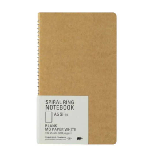 TRAVELER'S NOTEBOOK | A5 SLIM BLANK MD PAPER WHITE