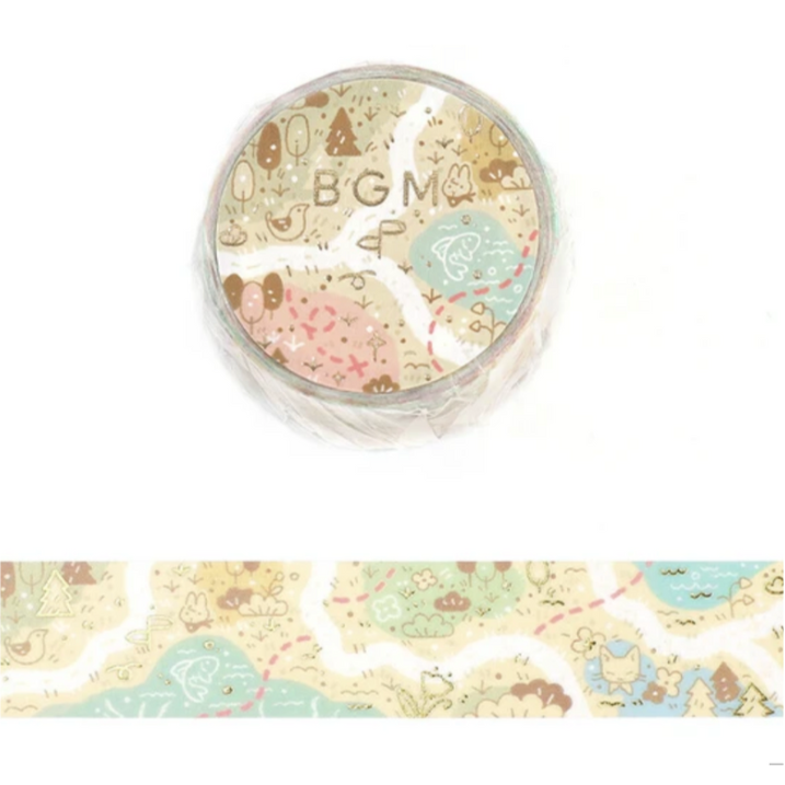 Fushigina Tabi - Mysterious Journey Washi Tape - MAP