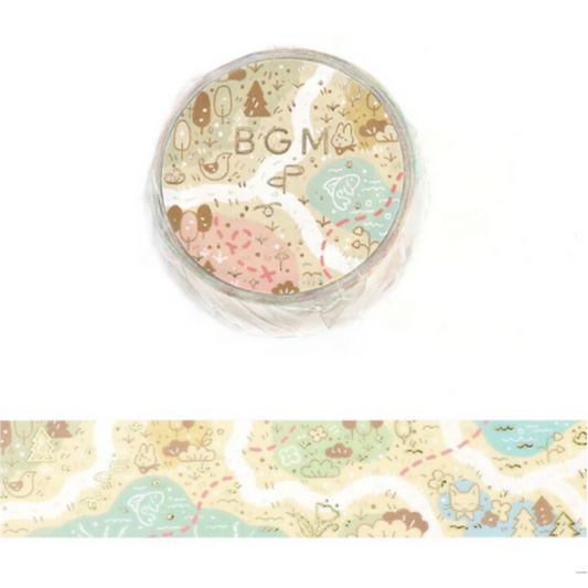 Fushigina Tabi - Mysterious Journey Washi Tape - MAP