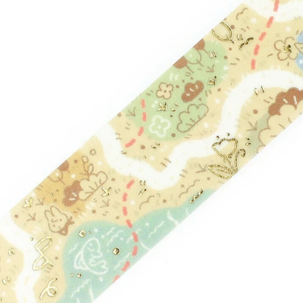 Fushigina Tabi - Mysterious Journey Washi Tape - MAP