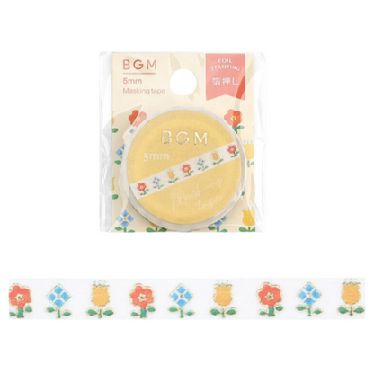Tiny Flowers Slim Masking Tape