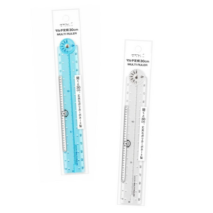 MULTI RULER 30CM CLEAR