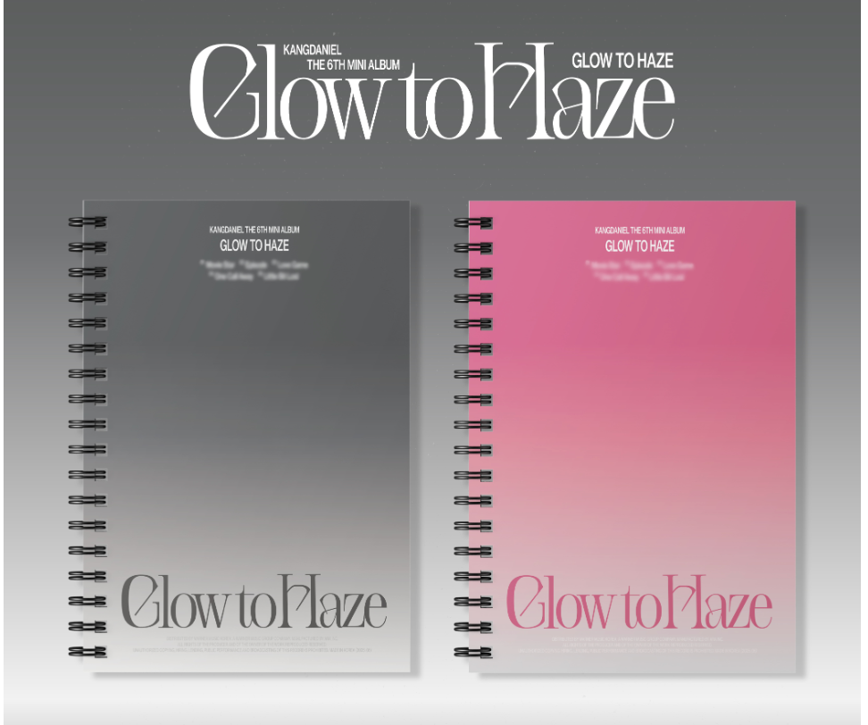 KANG DANIEL 6th Mini Album [Glow to Haze] (Photo Book Ver.) (Glow Ver. / Haze Ver.)