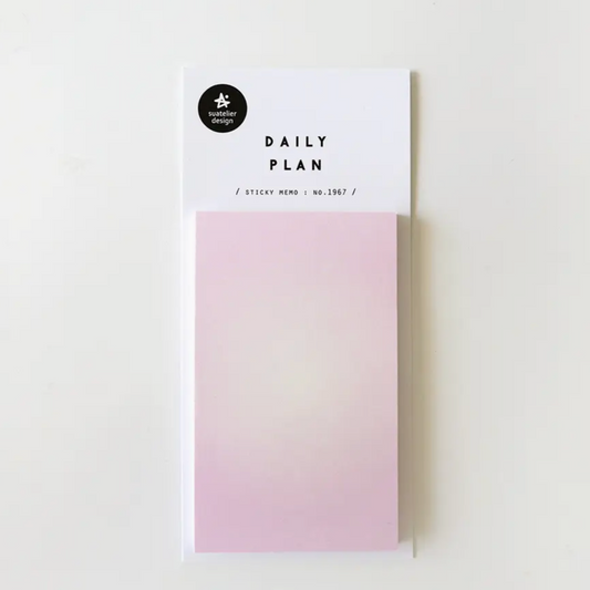 DAILY PLAN | sticky Memo : No. 1967