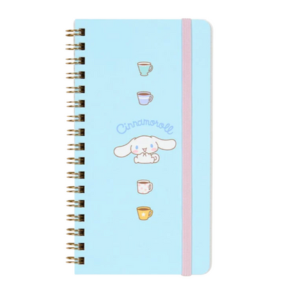Sanrio Slim Spiral Notebook with Elastic Closure