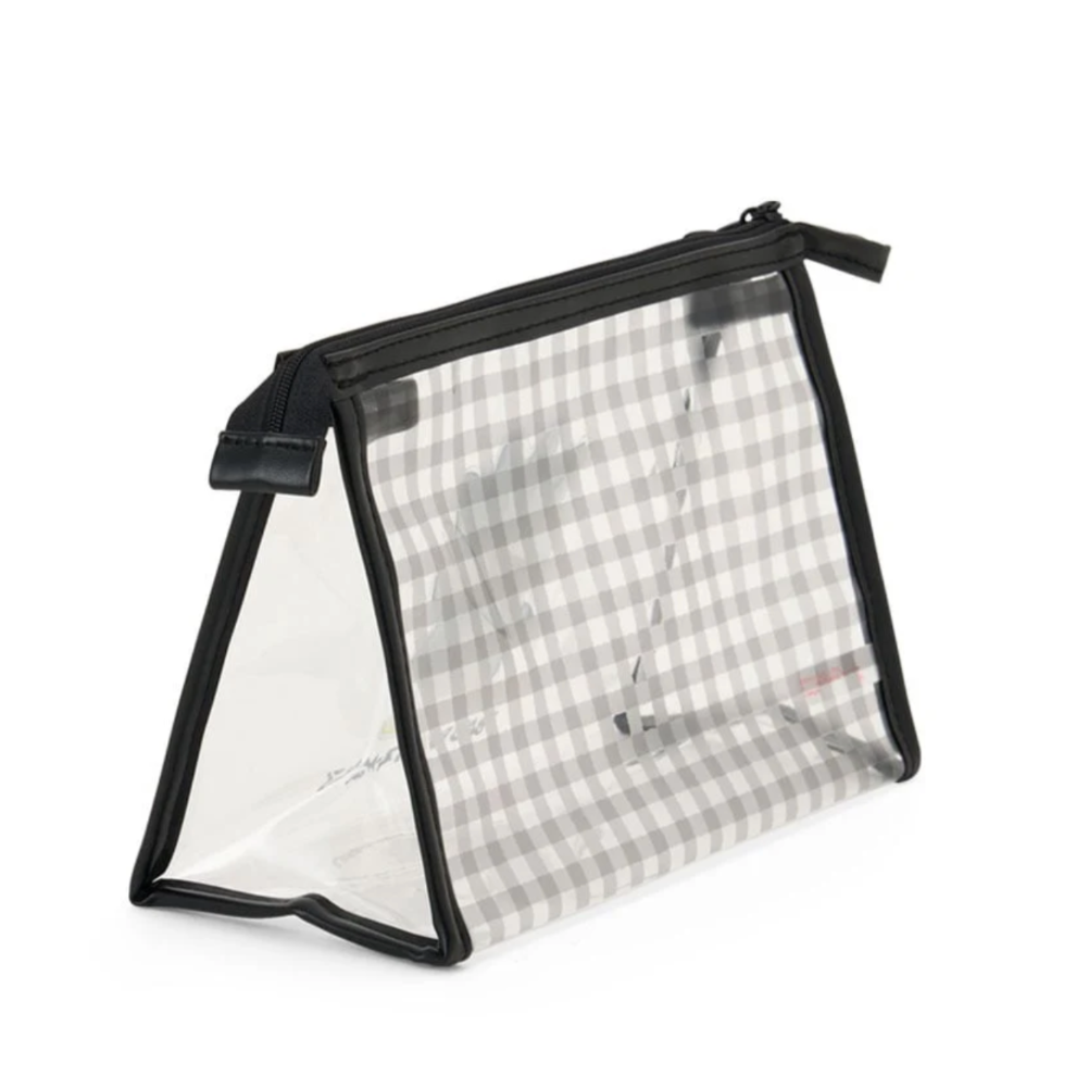 Badtz-maru Clear Gingham Zipper Pouch