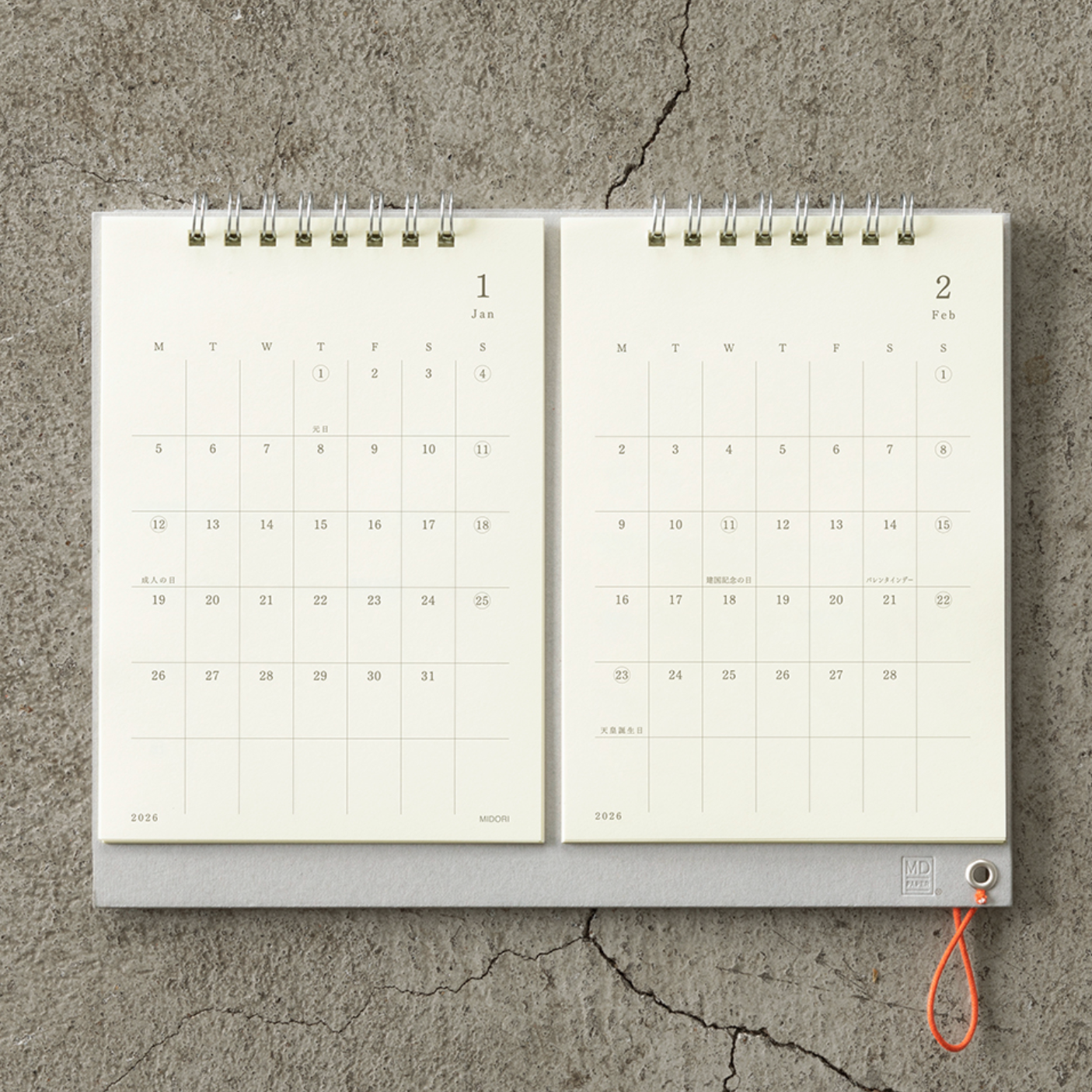 Midori | MD Calendar Twin 2026