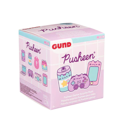 Gund Pusheen toy packaging on a white background