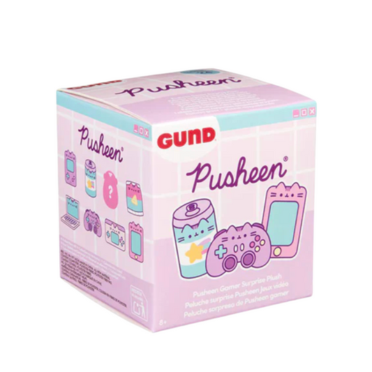 Gund Pusheen toy packaging on a white background