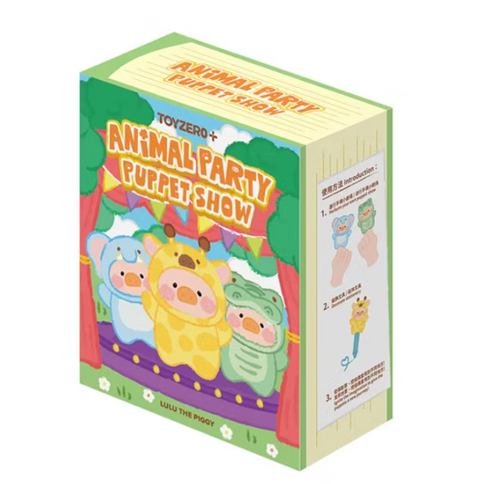 ToyZero+ Animal Party Puppet Show packaging on a white background