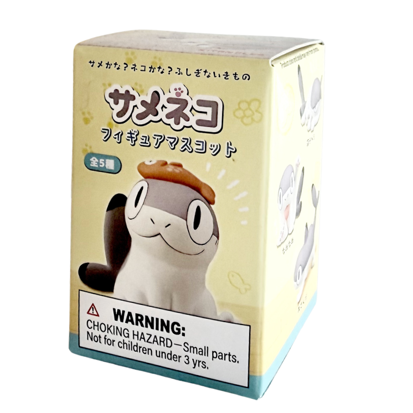 Boxed figurine with a cartoon character on a white background