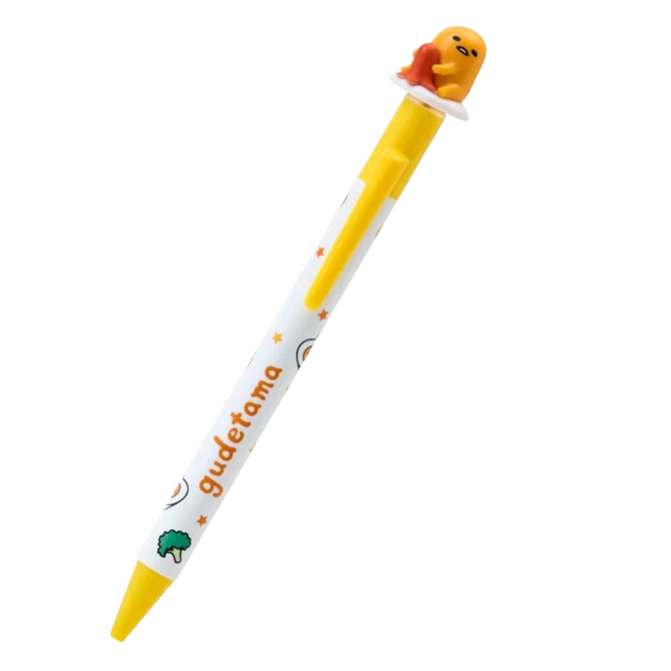 Gudetama-themed pen on a white background