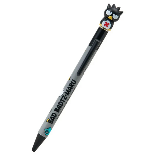 Pen with cartoon character on a white background