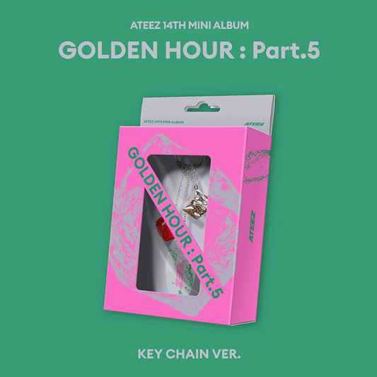 ATEEZ – 14th Mini Album [GOLDEN HOUR : Part.5] (Key Chain Ver.) [WITHMUU POB]