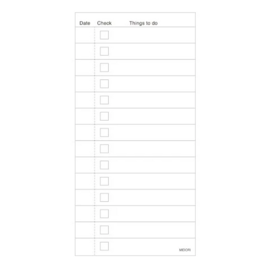MEMO PAD TO DO LIST - ORANGE