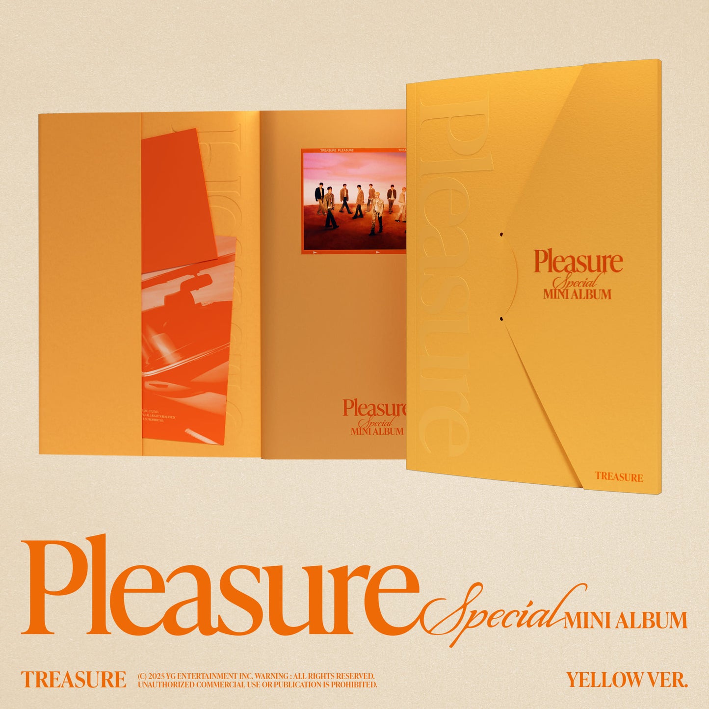 TREASURE Special Mini Album [PLEASURE] [YELLOW Ver. / GREEN Ver.]