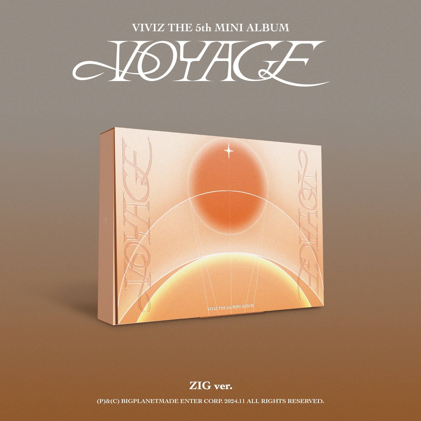 VIVIZ 5th Mini Album [VOYAGE] (ZAG Ver. / ZIG Ver.) + APPLE MUSIC POB